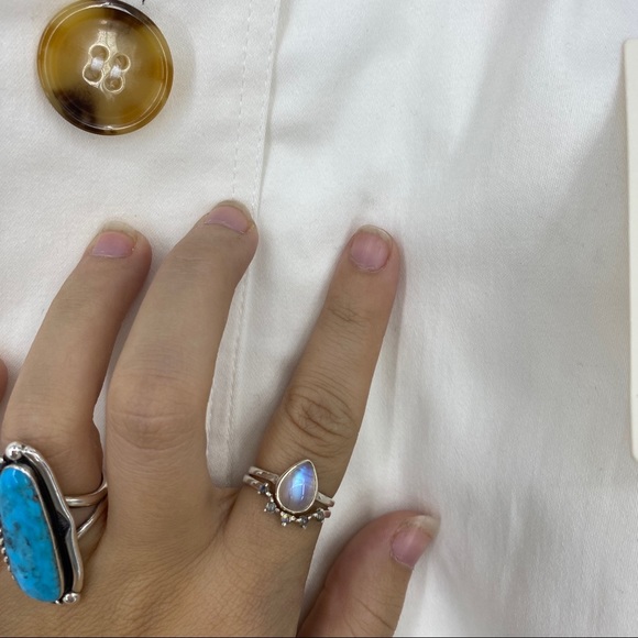 C/MEO Collective white button pencil skirt NWT - Picture 5 of 10